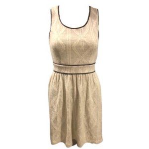 MONTEAU LA: knit skater dress